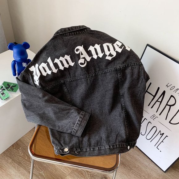 Palm Angels Lady's Denim Jackets - Picture 3 of 7